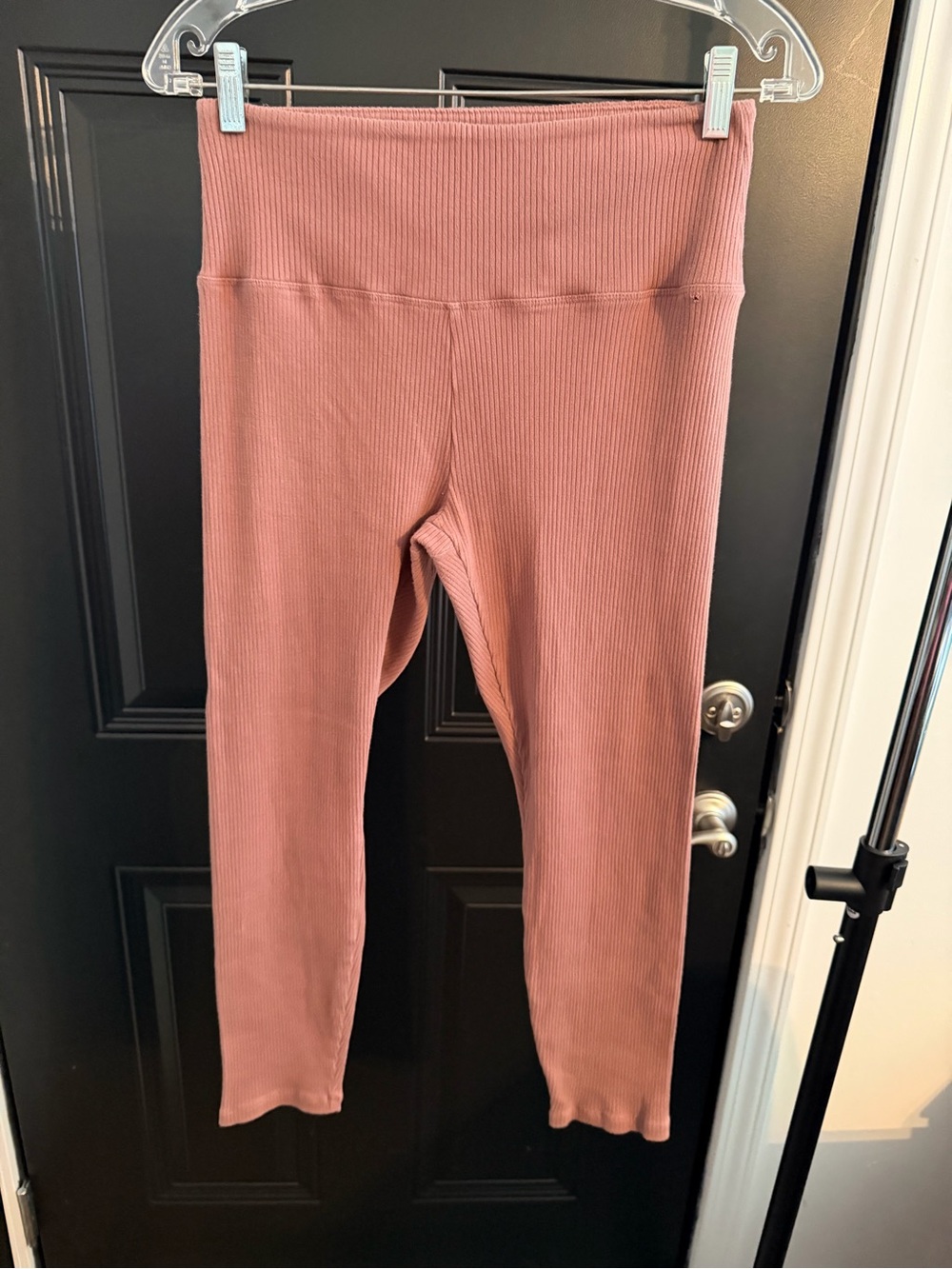 PINK Yoga Ribbed High-Waist Leggings